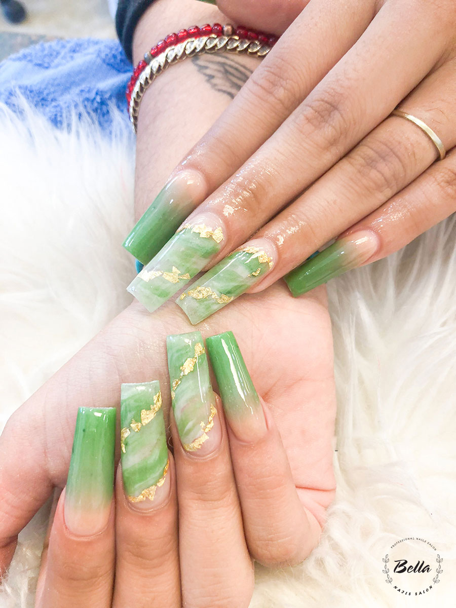 Bella Nail Salon Specialties Green Personality